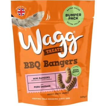 Wagg Treats BBQ Bangers (500g)