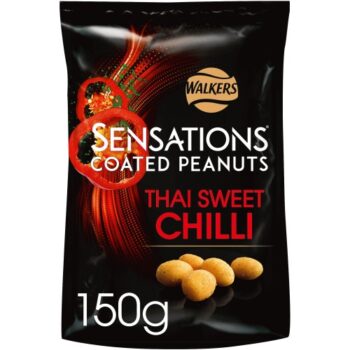 Walkers Sensations Thai Sweet Chilli Coated Sharing Peanuts (150g)
