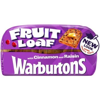 Warburtons Fruit Loaf with Cinnamon & Raisin (400g)