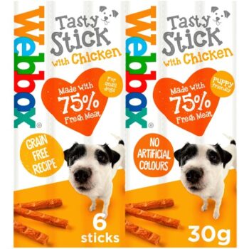 Webbox Dogs Delight Tasty Chicken Sticks with Chicken (30g)