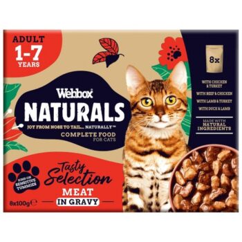 Webbox Naturals Meat in Gravy Tasty Selection Adult 1-7 Years
