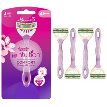 Wilkinson Sword Xtreme 3 My Intuition Comfort Women's Disposable Razors (4)