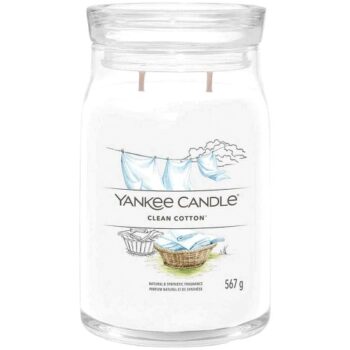 Yankee Candle Signature Large Jar Clean Cotton (567g)