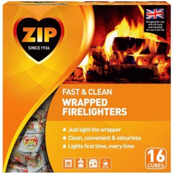 Zip 16 Odourless Fast & Clean Firelighters
