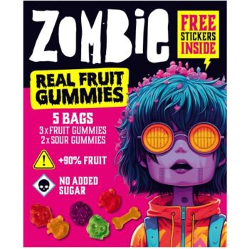 Zombie Fruit Gummies Variety Multipack (15g Bags) (5)