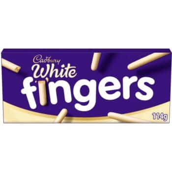 Cadbury White Chocolate Fingers Biscuits (114g)