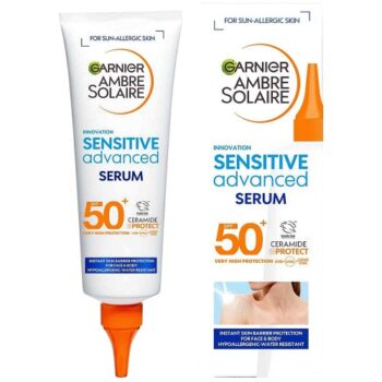 Garnier Ambre Solaire Sensitive Advanced Serum Face & Body SPF 50+ (125ml)