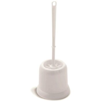 Addis Round Open Toilet Brush Set White