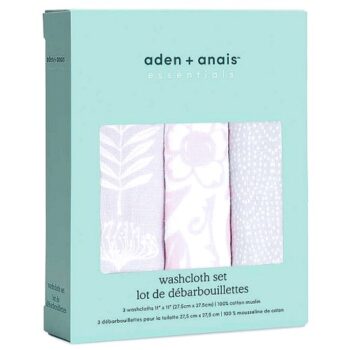 aden + anais Essentials Cotton Muslin Washcloth Damsel (3)