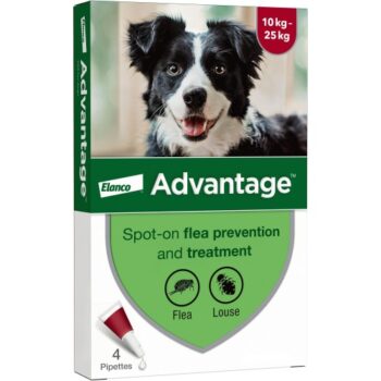 Advantage Spot-On Flea Treatment For Dogs 10.0-24.99Kg (4)