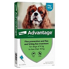 Advantage Spot-On Flea Treatment For Dogs 4.0-9.99Kg (4)