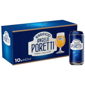 Angelo Poretti Premium Italian Lager Beer Can (10 x 440ml)