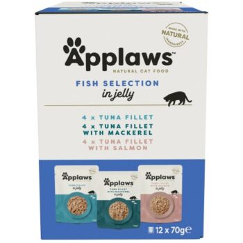 Applaws Cat Pouch Fish Selection in Jelly (12 x 70g)