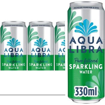 Aqua Libra Sparkling Water (24 x 330ml)