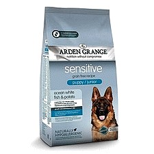 Arden Grange Grain Free Sensitive Dry Puppy Junior Dog Food Fish And Potato (12kg)