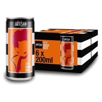 Artisan Drinks Co. Fiery Ginger Beer Cans (6 x 200ml)