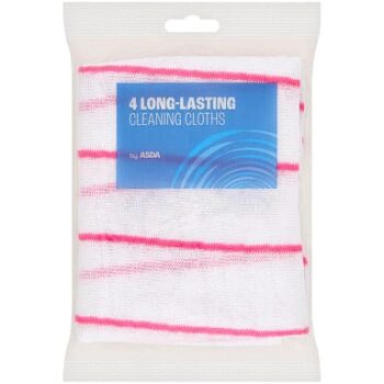 ASDA 4 Long-Lasting Cleaning Cloths