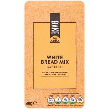 ASDA Bake White Bread Mix (500g)