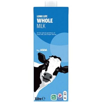 ASDA Long Life Whole Milk (1 Litre)
