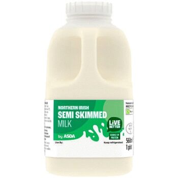 ASDA Northern Irish Semi Skimmed Milk (1pt)