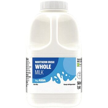 ASDA Northern Irish Whole Milk (1pt)