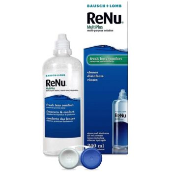 Bausch + Lomb ReNu MultiPlus contact lens cleaning solution (240ml)