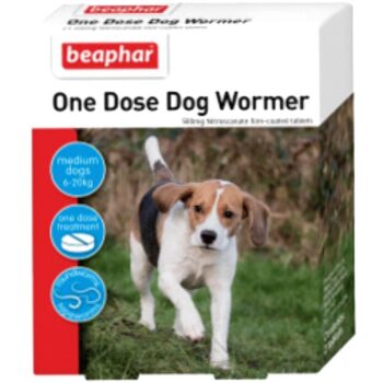 Beaphar One Dose Worming Tablets Treatment For Dogs (6-20Kg) (2)