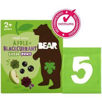 Bear Paws Fruit Shapes Apple & Blackcurrant Multipack (5 x 20g)