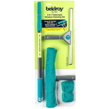 Beldray 2 In 1 Telescopic Window Cleaning Set