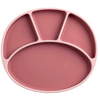 Bibado Silicone Suction Divider Plate Blush