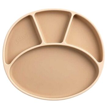 Bibado Silicone Suction Divider Plate Fawn