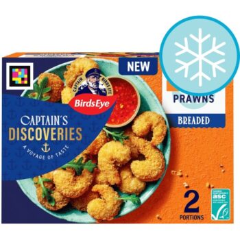 Birds Eye Captain Discoveries Breaded Prawns (250g)