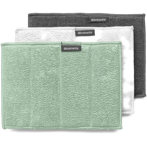 Brabantia Sinkside Microfibre Cleaning Pads Jade Green