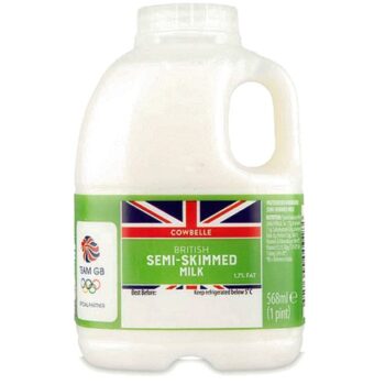 British Semi Skimmed Milk 1.7% Fat