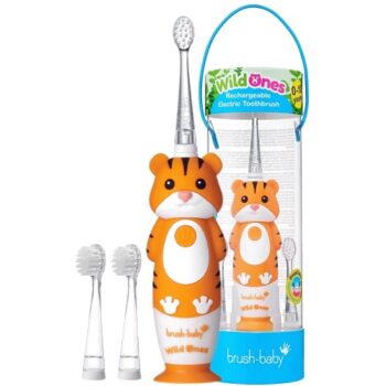 brush-baby WildOnes Tiger Rechargeable Toothbrush