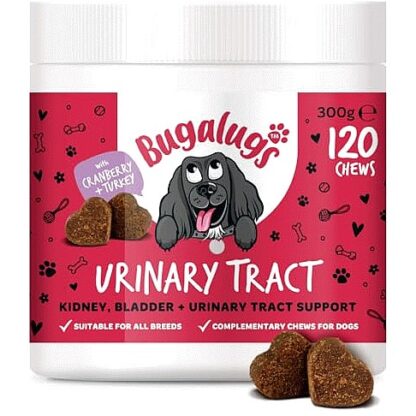 Bugalugs Urinary Tract Chews For Dogs (120 x 300g)