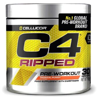 C4 Ripped Pre-Workout Tropical Punch (189g)