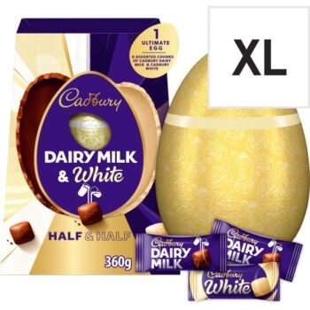 Cadbury Half & Half Easter Egg (360g)