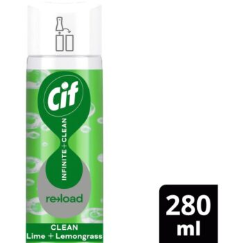 Cif Infinite Clean All in One Cleaner Reload Lime & Lemongrass (280ml)