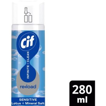 Cif Infinite Clean All in One Cleaner Reload Sensitive Lotus & Mineral Salt (280ml)