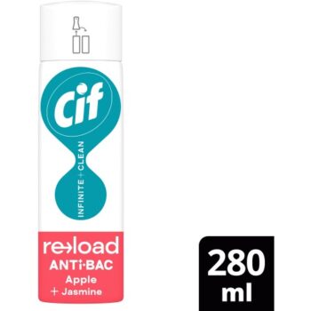 Cif Infinite Clean Antibacterial Cleaner Refill Apple & Jasmine (280ml)