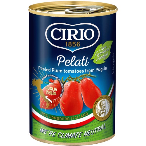 Cirio Pelati Peeled Plum Tomatoes drained (400g)