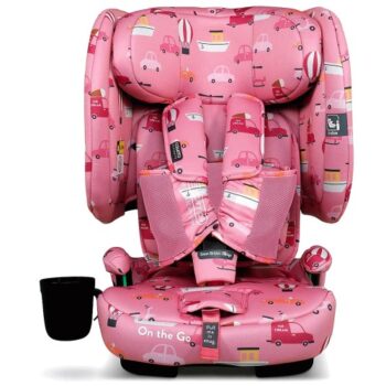 Cosatto On the Go i-size Travel Car Seat Itchy Feet Rose