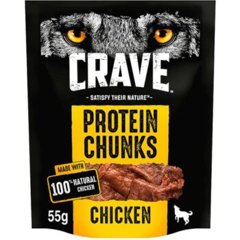 Crave Protein Chunks Chicken Dog Treats