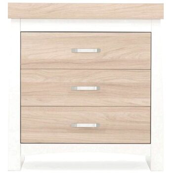 CuddleCo Ada Dresser Changer White and Ash