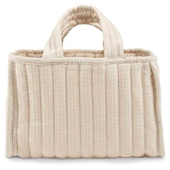 Cuddleco Nappy Caddy Cashmere Waffle