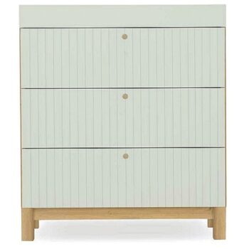 Cuddleco Remi Dresser Changer Oak Green