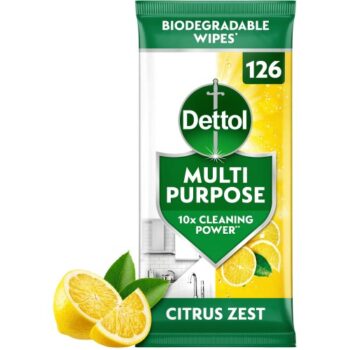Dettol Anti-Bac Surface Wipes Citrus (126)