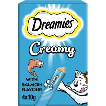 Dreamies Creamy Adult Cat And Kitten Treats With Scrumptious Salmon