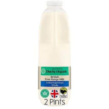 Duchy Organic Unhomogenised Whole Milk (2pts, 1.136l)